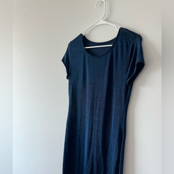 Navy Blue Cover Up Dress - Picture 2 of 7